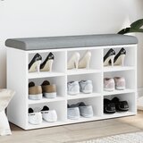  Klupa za cipele bijela 82x32x50 cm inženjerski drvo | shoptok.hr