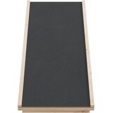  Rampa za pse siva 100 x 40 cm od masivne jelovine | shoptok.hr