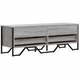 TV ormarić siva boja hrasta 122 x 34 x 41 cm konstruirano drvo | Eponuda.com