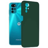 Techsuit Soft Edge Silicone maska za Motorola Moto G22 tamno zelena | shoptok.hr