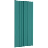 Krovni panel 12 pcs Zelena 100 x 45 cm Pocinčani čelik | shoptok.hr