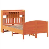  s regalom za knjige bez madraca 135 x 190 cm od borovine | shoptok.hr