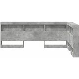  Skladišno uzglavlje Betonski sivi 207,5 x 137,5 x 76,5 cm | shoptok.hr