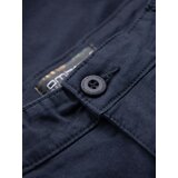 Ombre Men's classic chino shorts with rolled up leg - navy blue | Shoptok.si