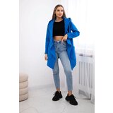 Kesi Insulated sweatshirt with asymmetrical zipper purple blue | Shoptok.si