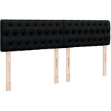 Krevet s oprugama i madracem crni 200x200 cm od tkanine | shoptok.hr