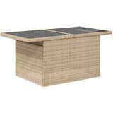  9-dijelni set vrtnih sofa s jastucima bež od poliratana | shoptok.hr