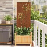 vidaXL Dekorativni panel za vrt Rjav 50 x 140 cm | Shoptok.si