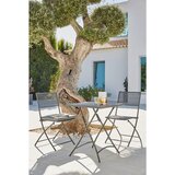 Ambia Garden ZLOŽLJIV VRTNI STOL jeklo antracit | Shoptok.si