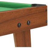 Mini biljarski stol 92 x 52 x 19 cm smeđe-zeleni | Eponuda.com