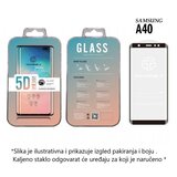  Kaljeno staklo Full Cover 5D za Samsung A40 crno | shoptok.hr