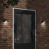  Vanjske zidne svjetiljke 2 kom crne od lijevanog aluminija | shoptok.hr
