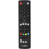 Nedis Predprogramiran univerzalni daljinski upravljalnik za TV s tipkami za pretakanje, Črna, (5000277105) Cene