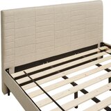 Livetastic OBLAZINJENA POSTELJA 180 cm x 200 cm , les, kovina, tekstil bež | Shoptok.si