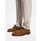 Reserved Cipele od brušene kože - zlatnosmeđe | shoptok.hr
