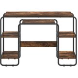  Stol s pohranom Dimljeni hrast 113 5 x 52 x 75 5 cm - Dimljeni hrast | shoptok.hr