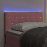  LED glava kreveta s LED trakama Ružičasta 80 cm Baršun | Eponuda.com