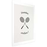  Plakat - Summer Games - Badminton Rackets on a White Background 21x30 Bez okvira s margom | shoptok.hr