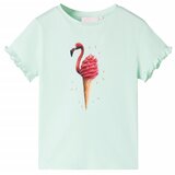  Dječja majica svijetla boja mente 128 | shoptok.hr