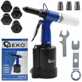 Geko Komplet pnevmatskega kovičnika za zakovice 2,4-4,8mm, (21035900) | Shoptok.si