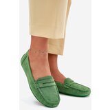 Boto Women's Suede Moccasins Green Lenvie | shoptok.hr