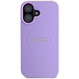 Guess Hrbtni ovitek za iPhone 16 Plus z zrnato teksturo MagSafe, Vijoli?na, (21749328) Cene