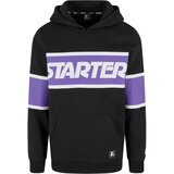 Starter Black Label Men's sweatshirt Starter Across Stripe Hoodie black/purple Cene
