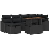  Sjedeća garnitura za vrt 7 kom. poliratan 233.5 x 123.5 x 85 cm | shoptok.hr