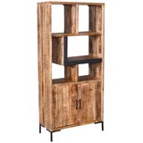 MID.YOU REGAL 88/192/40 cm naravne barve, črna | Shoptok.si