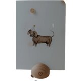 Eulenschnitt Akvarelna kartica - Dachshund | Shoptok.si