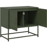 vidaXL TV ormarić maslinasti 68,5 x 39 x 60,5 cm čelični | shoptok.hr