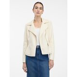 Orsay Cream women's faux leather jacket - Women's | shoptok.hr