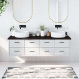  Kopalniški pult temno siv 180x50x4 cm obdelan trden les | Shoptok.si