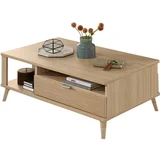 klubska miza, 110/40/65 cm barve hrasta