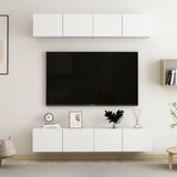TV ormarići 4 kom bijeli 80 x 30 x 30 cm od iverice | shoptok.hr