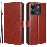 INORCO Stojalo za Infinix Smart 7 HD 4G (X6516) Denarnica s teksturo Crazy Horse PU usnjen ovitek za telefon, (22037035) Cene