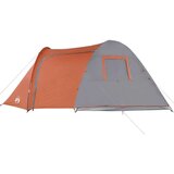 Šator za 6 osoba sivo-narančasti 466 x 342 x 200 cm taft 185T | shoptok.hr