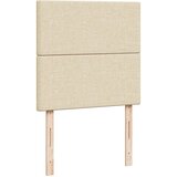  Okvir kreveta s oprugama i madrac krem 80x200 cm od tkanine | shoptok.hr