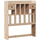 vidaXL Knjižna postelja brez vzmetnice 100x200 cm trdna borovina | Shoptok.si