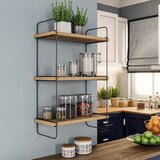Kalune Design Večnivojska polica v hrastovem dekorju v naravni barvi 40 cm Pulalis – | Shoptok.si