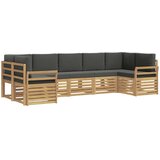  Set vanjskih sofa 7 pcs Bijela i antracit 304 x 130,5 x 73 cm | Eponuda.ba