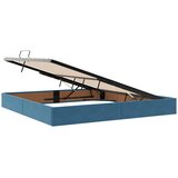  s madracem i skladištem Tamno plava 200 x 200 cm Baršun | shoptok.hr