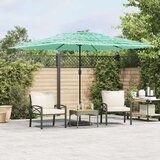 vidaXL Vrtni suncobran s drvenim stupom zeleni 290x290x238 cm | shoptok.hr