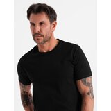 Ombre Classic BASIC men's cotton T-shirt - black | Shoptok.si