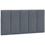  Jastuk za uzglavlje Hanko tamno sivi 100 cm baršun - Tamno siva 100 cm 1 | shoptok.hr