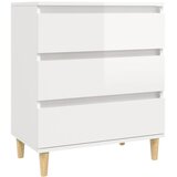  Komoda sjajna bijela 60 x 35 x 70 cm od konstruiranog drva | Eponuda.ba