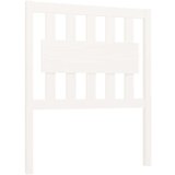  Uzglavlje za krevet bijelo 80 5x4x100 cm od masivne borovine | shoptok.hr