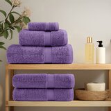  6-dijelni vrhunski set ručnika SOLUND ljubičasti 600 gsm | shoptok.hr
