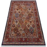 RugsX Preproge Volnena preproga KESHAN Čopki, Ornament, okvir or 200x290 cm Oranžna | Shoptok.si