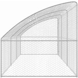  Kućica za pse s pohranom 3 pcs Srebrno 6 x 2 x 2 m Čelik | shoptok.hr